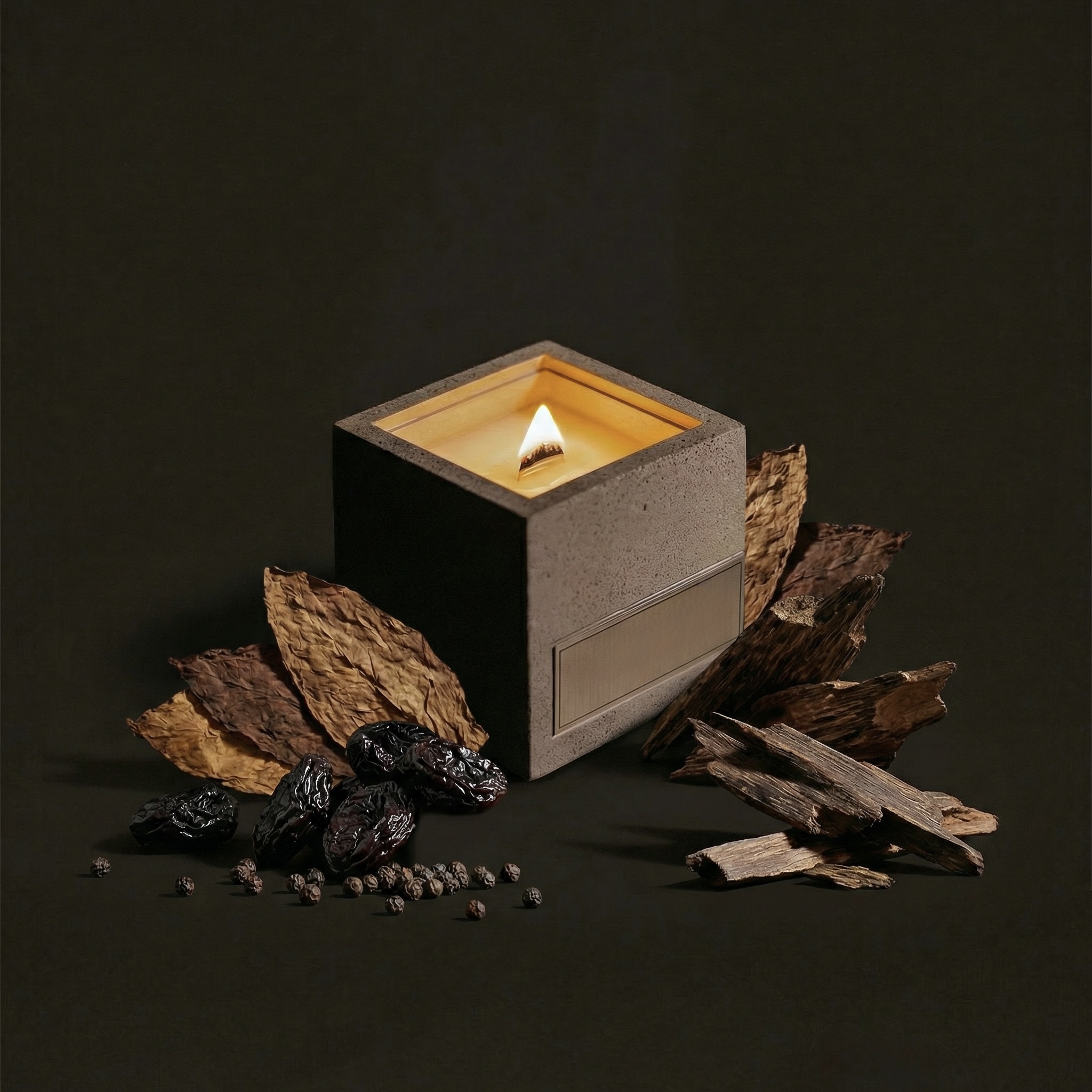 Аромасвеча "Табак и чернослив"