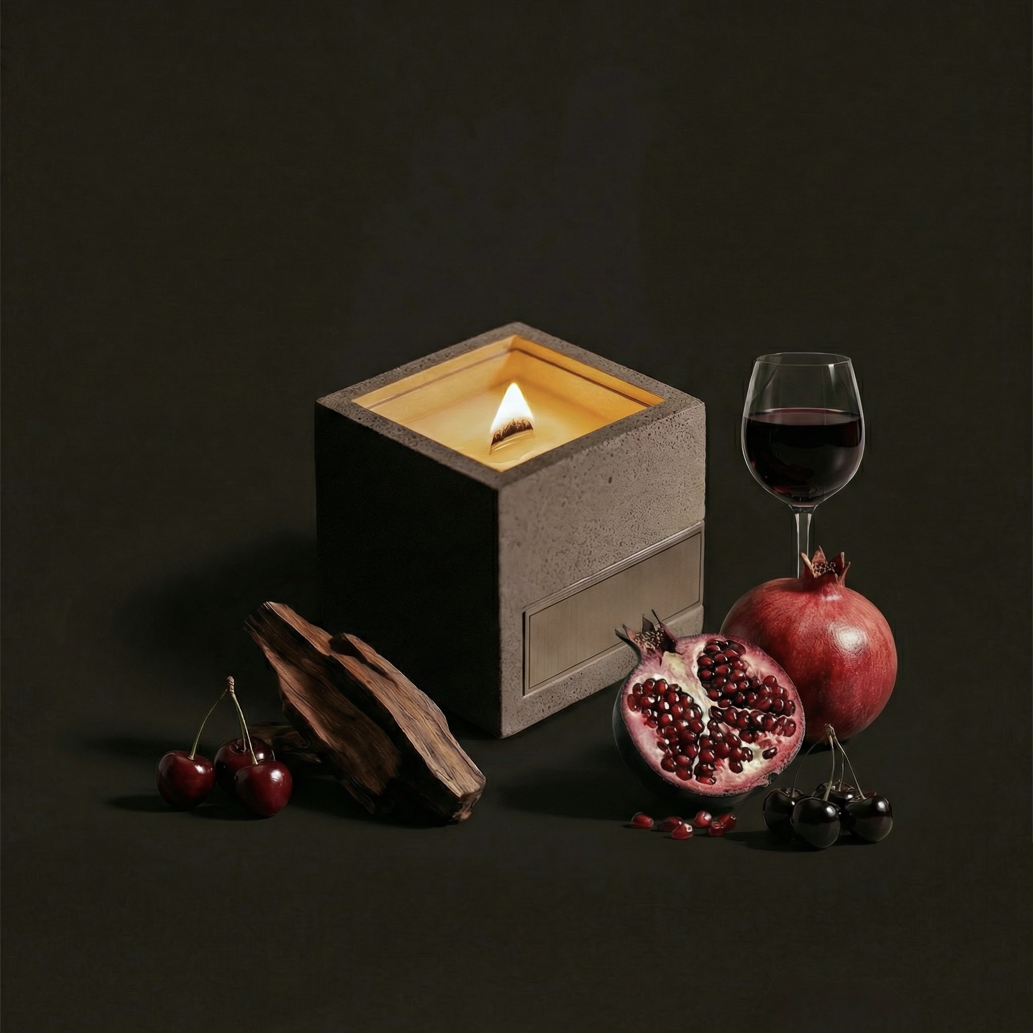 Аромасвеча "Гранатовое вино"