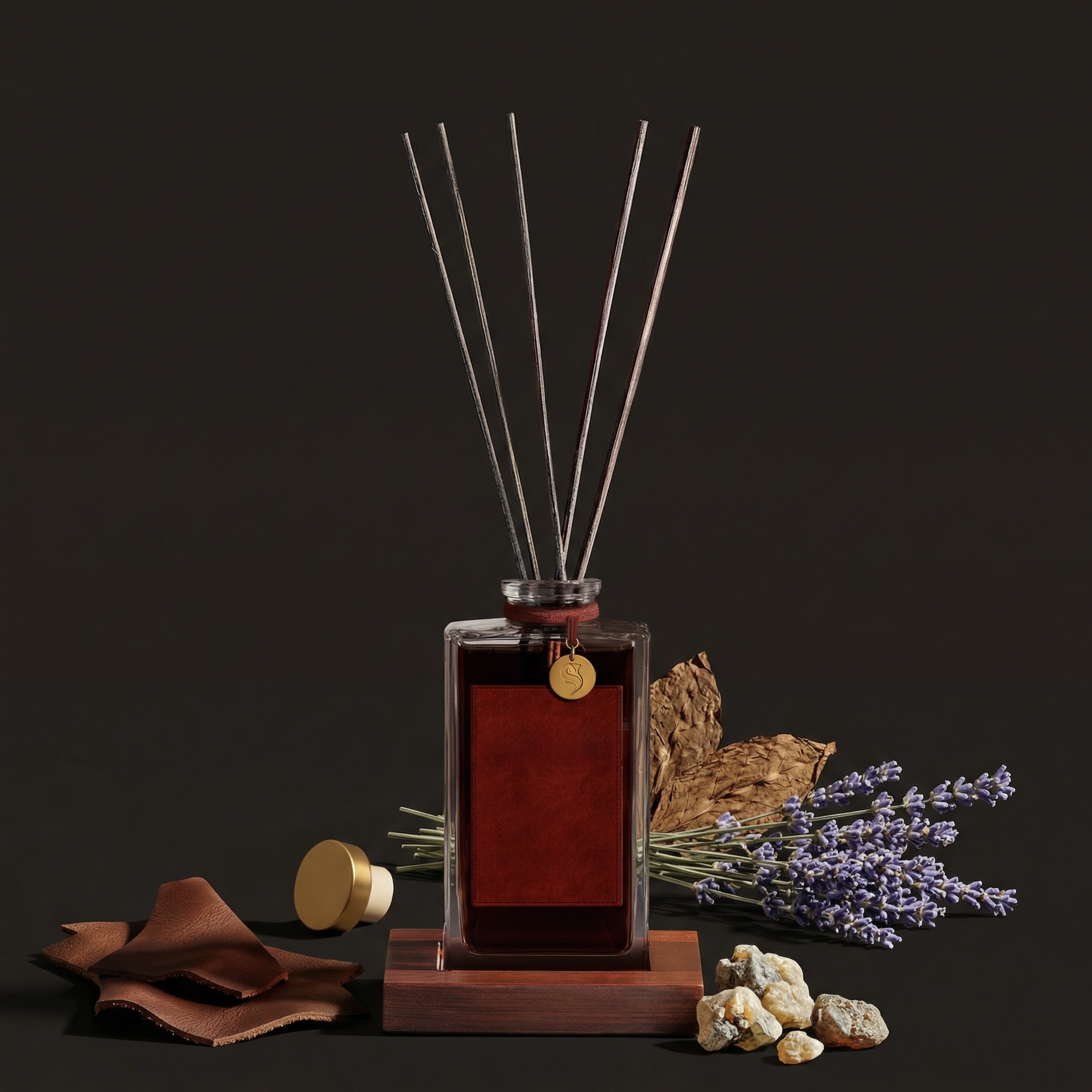 Диффузор "Кожа и лабданум"